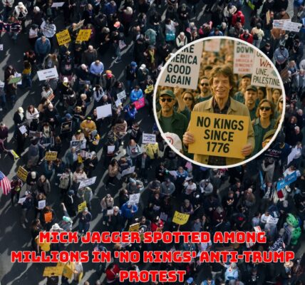 SHOCKING: Mick Jagger Spotted Among Millions in ‘No Kings’ Anti-Trump Protest — Truth or Viral Deepfake?