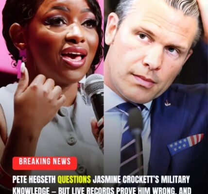 BREAKING: Pete Hegseth just challenged Jasmine Crockett’s military knowledge — but seconds later, veteran records were revealed live on air, leaving Hegseth frozen in front of the nation...