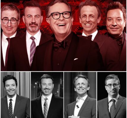 Late-Night Revolt: Fallon, Kimmel, Oliver, and Meyers Unite After Colbert’s Sudden Firing — A Television Uprising Set to Rock America