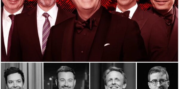Late-Night Revolt: Fallon, Kimmel, Oliver, and Meyers Unite After Colbert’s Sudden Firing — A Television Uprising Set to Rock America