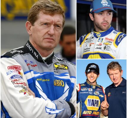 “Touch my son, and it’s a CRIME!” – Bill Elliott’s roar silenced the room. Chase replied, “Thanks, Dad.” The crowd ERUPTED. Family. Loyalty. Racing legacy.