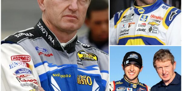 “Touch my son, and it’s a CRIME!” – Bill Elliott’s roar silenced the room. Chase replied, “Thanks, Dad.” The crowd ERUPTED. Family. Loyalty. Racing legacy.