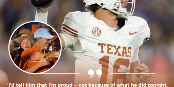 “He Became the Man We Always Knew He Could Be”: Arch Manning’s Father Speaks From the Heart After His Son’s Breakout Performance in Texas’ Red River Victory