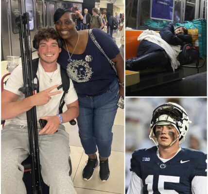 💙 The Little-Known Story Behind Drew Allar's Photo at the Subway Station – and His Actions for a Homeless Elderly Man That Made Everyone Cry