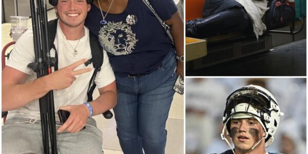 💙 The Little-Known Story Behind Drew Allar's Photo at the Subway Station – and His Actions for a Homeless Elderly Man That Made Everyone Cry