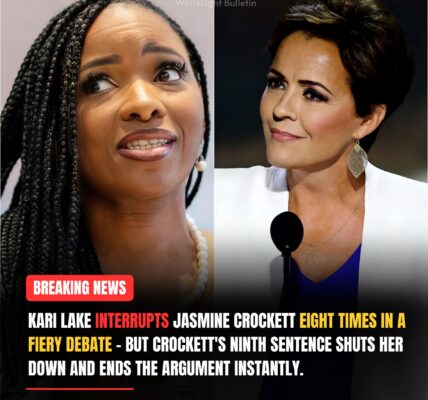 SH0CKING: During a heated debate, Kari Lake interrupted Jasmine Crockett 8 times in a row, trying to take control—until her 9th sentence silenced Lake completely…