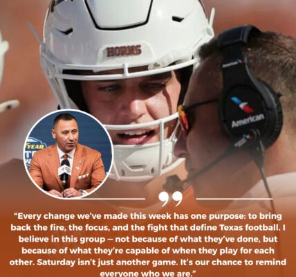 Texas Longhorns Reshape Lineup Ahead of Mississippi State Clash — Coach Steve Sarkisian Confirms Major Adjustments to Boost Team Chemistry
