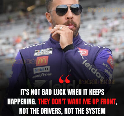 “THEY JOINED HANDS AND DROPPED ME” Bubba Wallace left Talladega in a rage after his chance at victory went up in smoke. Bubba hinted that “a few drivers” may have teamed up to take him down