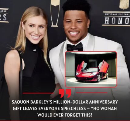 Breaking News: Saquon Barkley’s million-dollar anniversary gift leaves everyone speechless – “No woman would ever forget this!