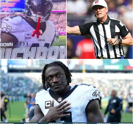 BREAKING: "I'm angry with the referee, not with Jalen Hurts", Eagles' AJ Brown speaks out about viral swearing video after touchdown