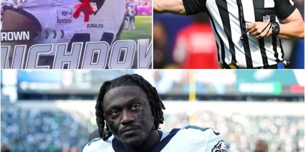 BREAKING: "I'm angry with the referee, not with Jalen Hurts", Eagles' AJ Brown speaks out about viral swearing video after touchdown