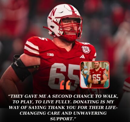 Teddy Prochazka Gives Back: Nebraska Star Donates $50,000 to Hospital That Saved His Life