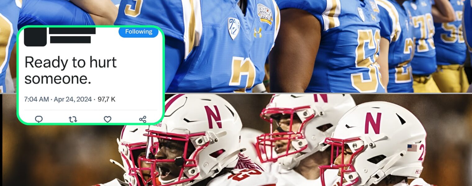 UCLA Bench Player Sparks Fury Before Nebraska Showdown — “Ready to Hurt Someone” Post Prompts Outrage from Husker Fans