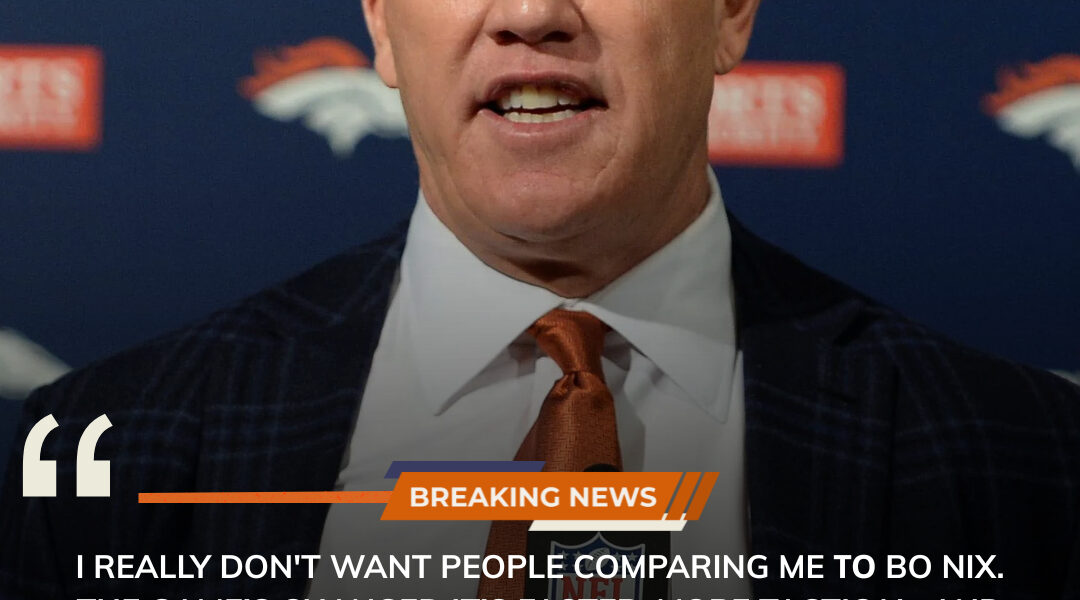 Broncos Legend John Elway Fires Back After Bo Nix Becomes Target of Comparisons and Kay Adams’ On-Air Jabs
