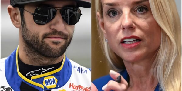 Chase Elliott slams Pam Bondi live — $50M lawsuit shocks NASCAR and TV viewers worldwide!