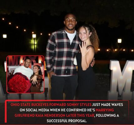 BREAKING: Ohio State Buckeyes forward Sonny Styles just made waves on social media when he confirmed he's marrying girlfriend Kaia Henderson later this year, following a successful proposal.