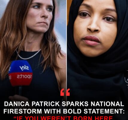 🏎️ Danica Patrick Sparks National Firestorm with Bold Statement: “If You Weren’t Born Here, You’ll Never Lead Here”