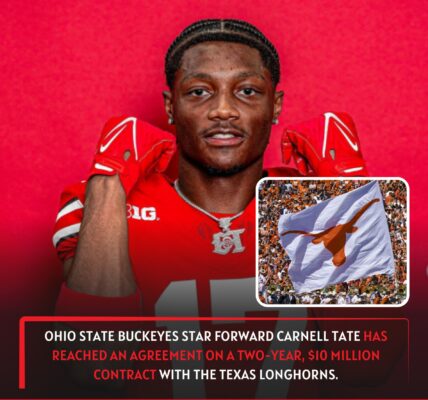 BREAKINGNEWS: Carnell Tate Reportedly Signs $10 Million Deal with Texas Longhorns After Leaving Ohio State