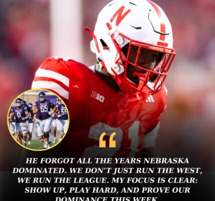 Nebraska Football Fires Back at Northwestern’s Provocation: “We Don’t Just Run the West, We Run the League”