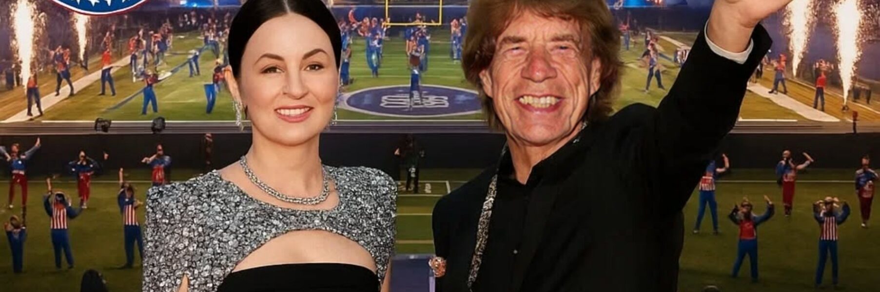 THE LOVE THAT STILL LIGHTS THE STAGE: Mick Jagger and Melanie Hamrick Lead the “All-American Halftime Show” in a Patriotic Tribute to Faith, Love, and Legacy