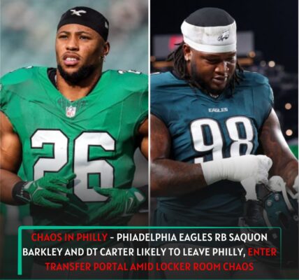 LATEST NEWS: Chaos in Philly - Phiadelphia Eagles RB Saquon Barkley and DT Carter likely to leave Philly, enter transfer portal amid locker room chaos