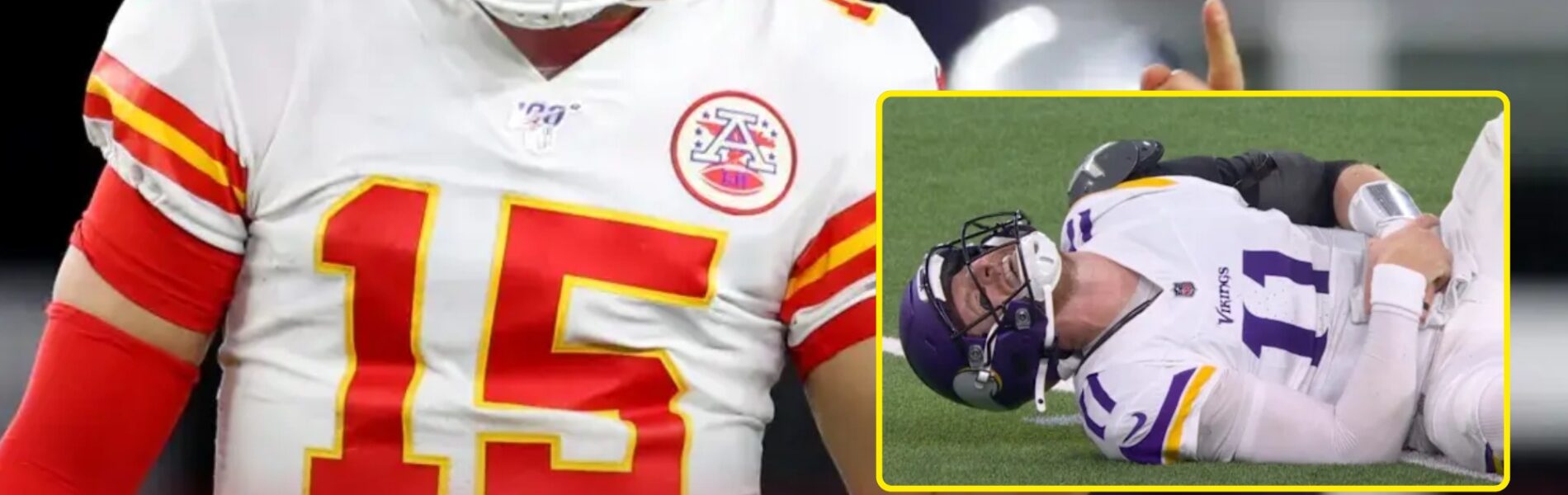Patrick Mahomes Richt Felle Kritiek op Vikings na Virale Video van Carson Wentz – ‘Deze League Is Vergeten Spelers te Beschermen’