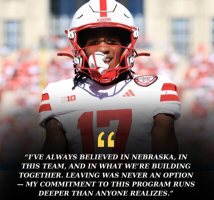 SPECIAL NEWS: Jacory Barney Jr. Declares Loyalty to Nebraska Amid Transfer Rumors
