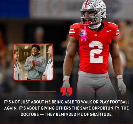 BREAKINGNEWS: Caleb Downs gives back — Ohio State star donates $50,000 to hospital that saved his career