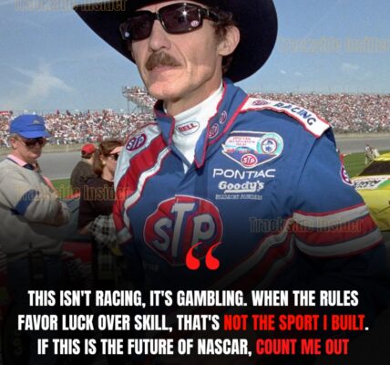 “Has NASCAR lost its soul?” NASCAR icon Richard Petty built the sport. Now he’s questioning it. He just called the Talladega playoff race “not racing” and his 12 chilling words left every driver in shock.