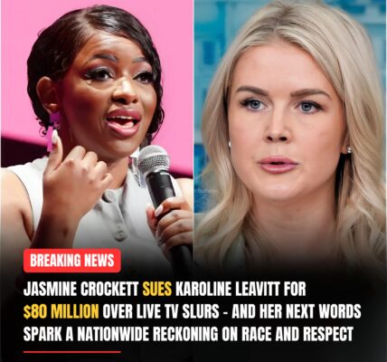 “THE COST OF BLACK DISRESPECT” — Karoline Leavitt “CANCELLED” After Jasmine Crockett Sues for $80 Million Over Slander. It all exploded after just one sentence. Rep. Jasmine Crockett (D-TX) has filed an $80 million lawsuit against Karoline Leavitt, accusing her of making “serious racial slurs” on live television…