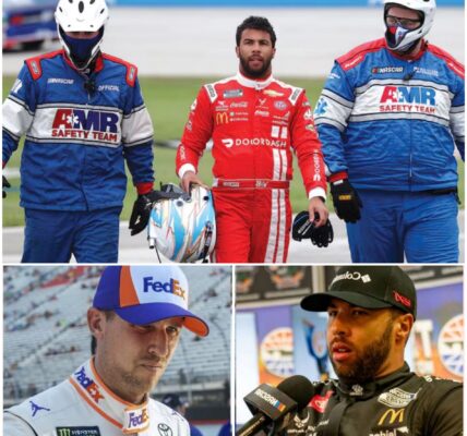Chaos in Charlotte: Bubba Wallace’s Threat Spurs NASCAR Emergency Warning — Hamlin’s Response Stuns Everyone