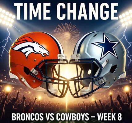 Due to the newly upgraded turf at Empower Field at Mile High, kickoff for the Broncos vs Cowboys showdown has been adjusted to ensure peak playing conditions. ️ Broncos Country, mark your calendars and saddle up — the battle for the West ignites under the Denver lights!