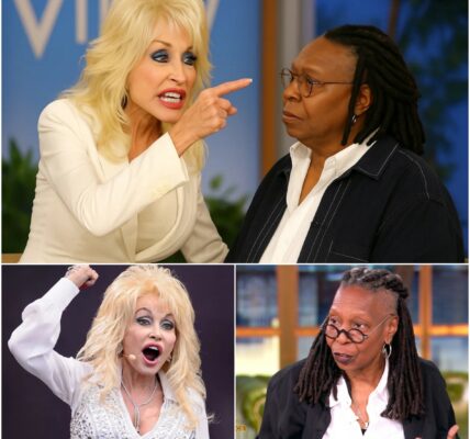 The moment Whoopi Goldberg yelled, “GET HER OFF MY STAGE!” — it was too late. Dolly Parton had already turned The View into live-TV chaos.