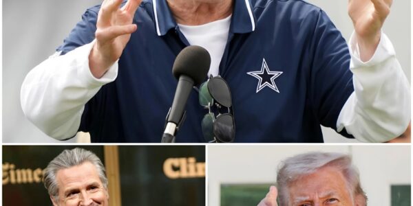 Jerry Jones Sparks Firestorm After Mocking Democrats for Calling Gavin Newsom “Future President”