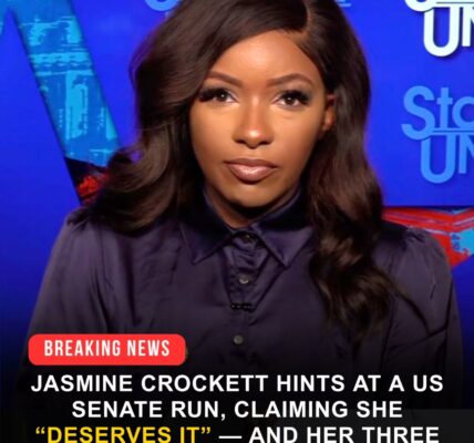 BREAKING: Jasmine Crockett Hints at Senate Run — Says She “Deserves It,” Promises 3 Shocking First Moves That Have the Nation Talking