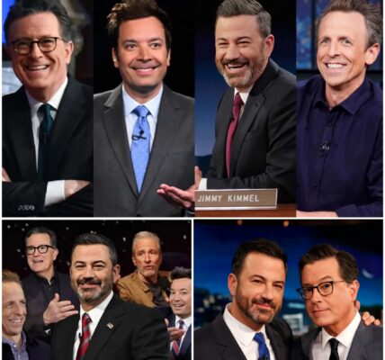 BREAKING: COLBERT, FALLON, MEYERS, OLIVER & KIMMEL JOIN FORCES IN THE MOST AUDACIOUS LATE-NIGHT TV ALLIANCE EVER — THE ANNOUNCEMENT THAT’S SHOCKING HOLLYWOOD AND FANS ALIKE