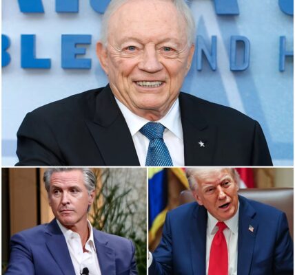 Jerry Jones Sparks Firestorm After Mocking Democrats for Calling Gavin Newsom “Future President”
