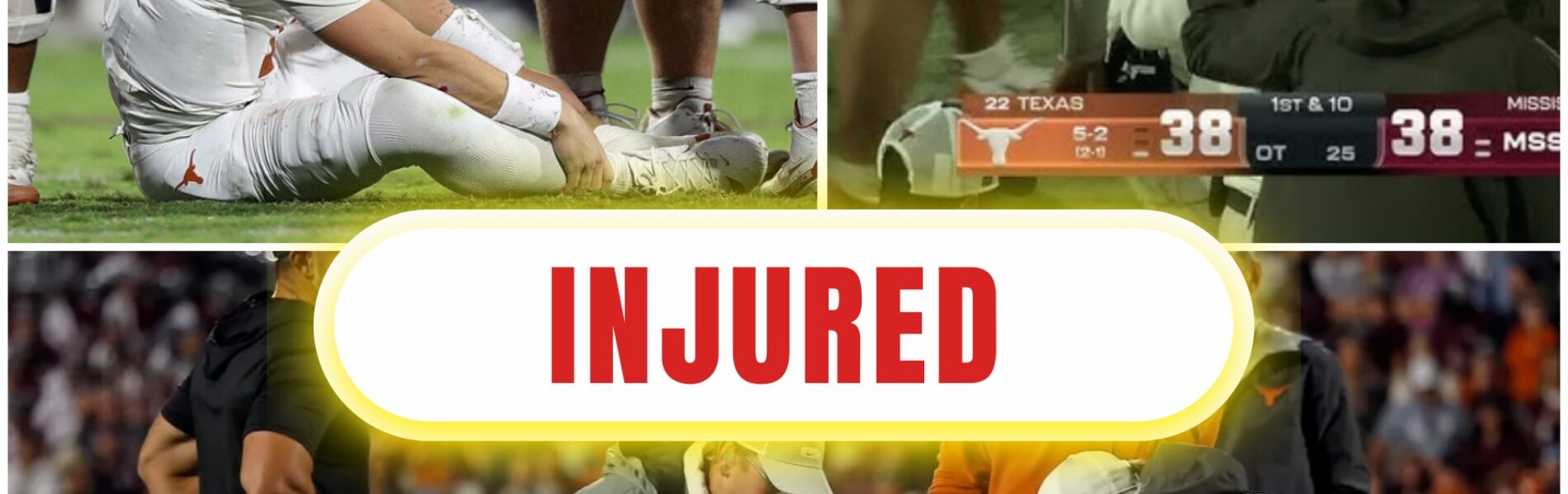 🏈 BREAKING NEWS: Arch Manning’s Status in Doubt After Head Injury — Texas Faces Nervous Wait Ahead of Vanderbilt Clash