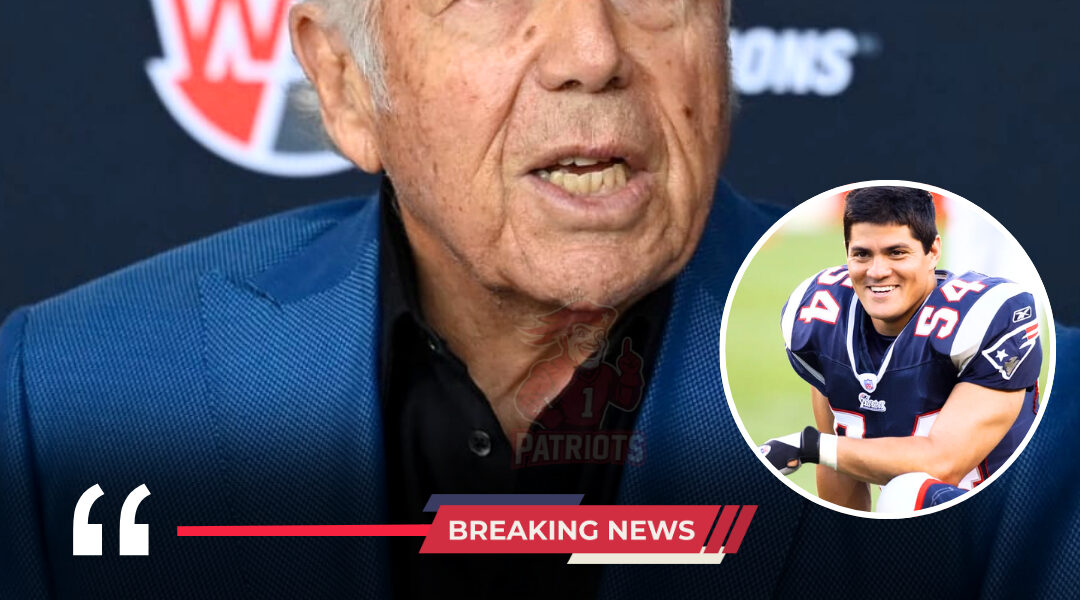 SAD NEWS: Patriots legend Tedy Bruschi, who won three Super Bowl championships, is battling cancer...