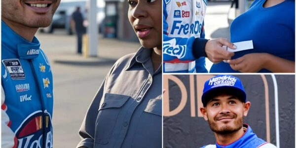 SHOCKING NEWS: Kyle Larson Quietly Gifts a Large Sum of Money and a “Special Present” to Pregnant Black Woman at Gas Station — No Cameras, Just Tears and Humanity! This didn’t happen on live TV 472