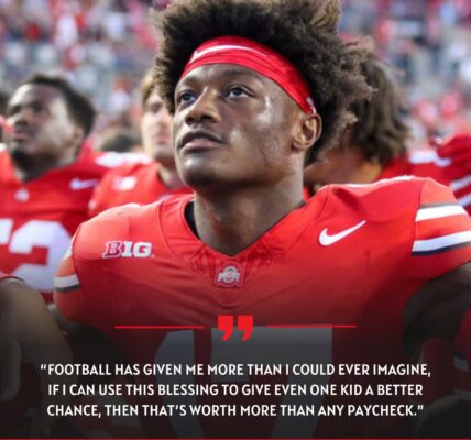 BREAKING: Carnell Tate shocks college football world with pledge to donate his entire NCAA salary this season to local schools and children