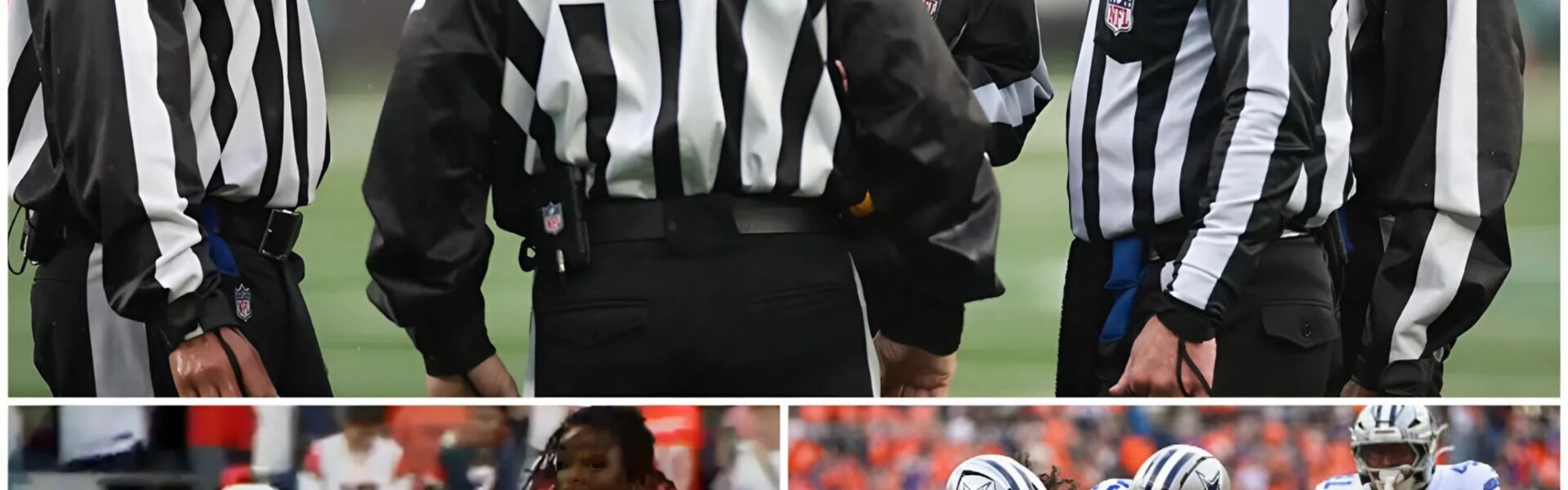 NFL BOMBSHELL: Five Referees Suspended After Dallas Cowboys vs. Denver Broncos Game Amid Historic Bribery Scandal