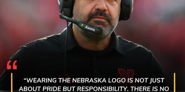Wearing the Logo: Coach Matt Rhule’s Bold Stand for Unity, Responsibility, and Respect at Nebraska