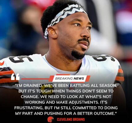 Myles Garrett Breaks His Silence: “I’m Drained” — A Wake-Up Call for the Cleveland Browns