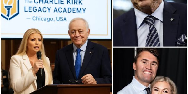 ERIKA KIRK AND JERRY JONES JOIN FORCES TO BUILD $175 MILLION CHARLIE KIRK LEGACY ACADEMY — A HOME OF HOPE FOR ORPHANS AND HOMELESS STUDENTS IN CHICAGO