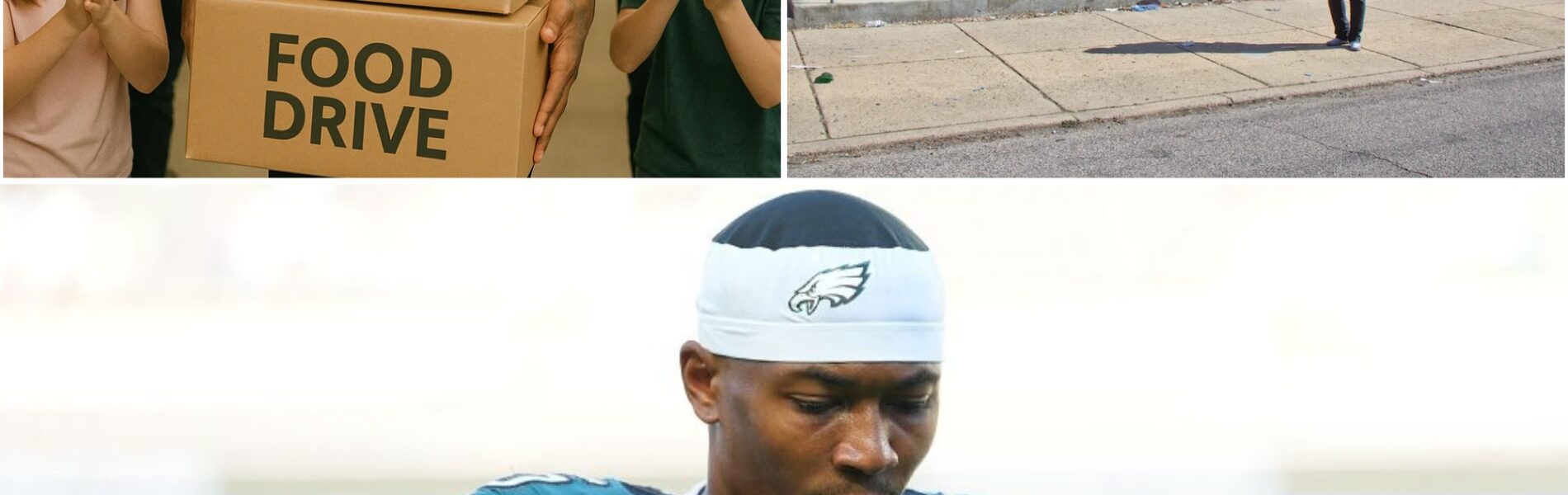 BREAKINGNEWS: DeVonta Smith of the Philadelphia Eagles delivers heartfelt act of generosity, donating tons of food to local schools and calling for better pay for teachers