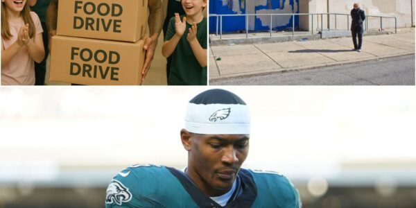 BREAKINGNEWS: DeVonta Smith of the Philadelphia Eagles delivers heartfelt act of generosity, donating tons of food to local schools and calling for better pay for teachers