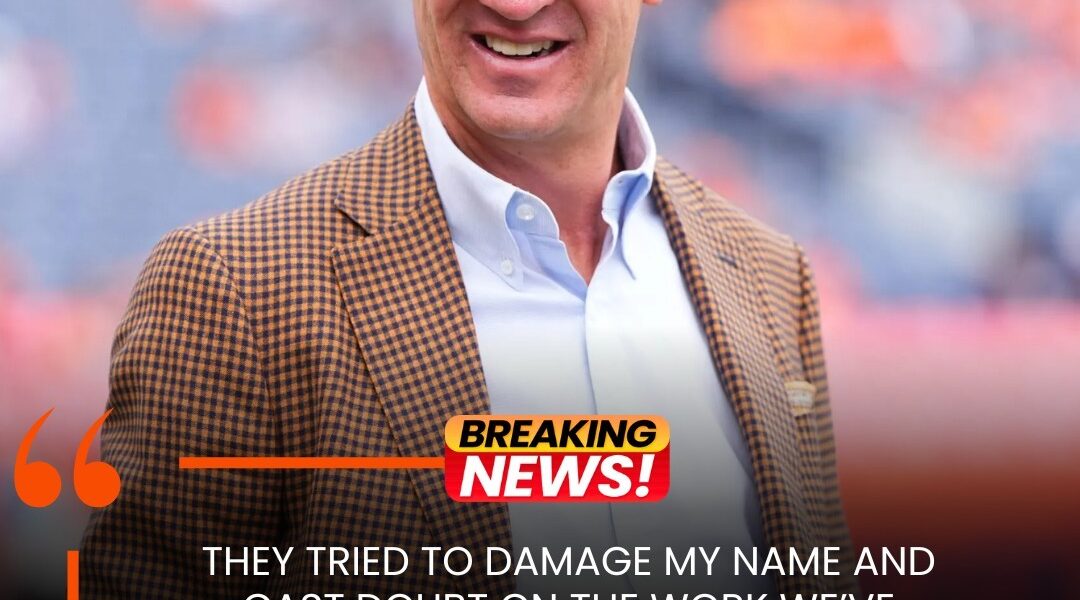 Broncos Legend Peyton Manning Wins Major Defamation Suit — Denver Protects the Legacy of Its Greatest Humanitarian