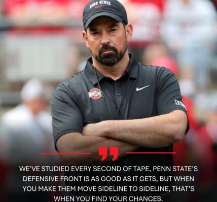 Coach Ryan Day details his tactics for the upcoming game, the players he will use to secure a dominant win over Penn State
