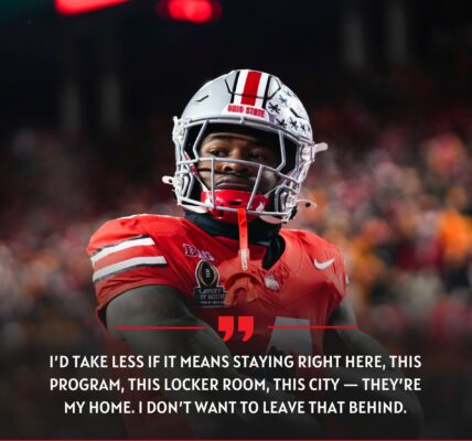BREAKINGNEWS: Jeremiah Smith shocks Buckeyes Nation with emotional confession about pay cut and loyalty — “I’d rather stay home than chase the money.”